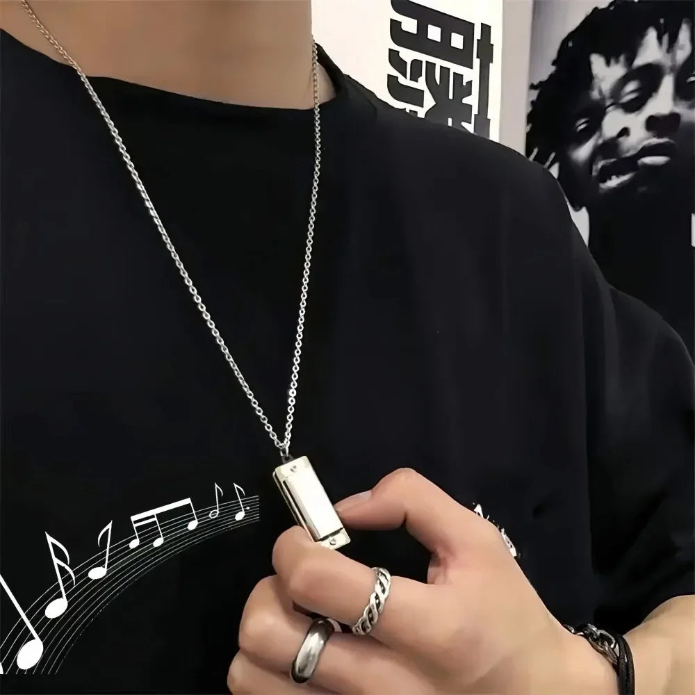 Mini Harmonica Necklace