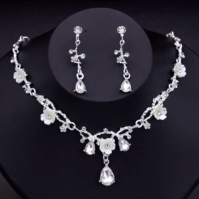 Flower Jewelry Set