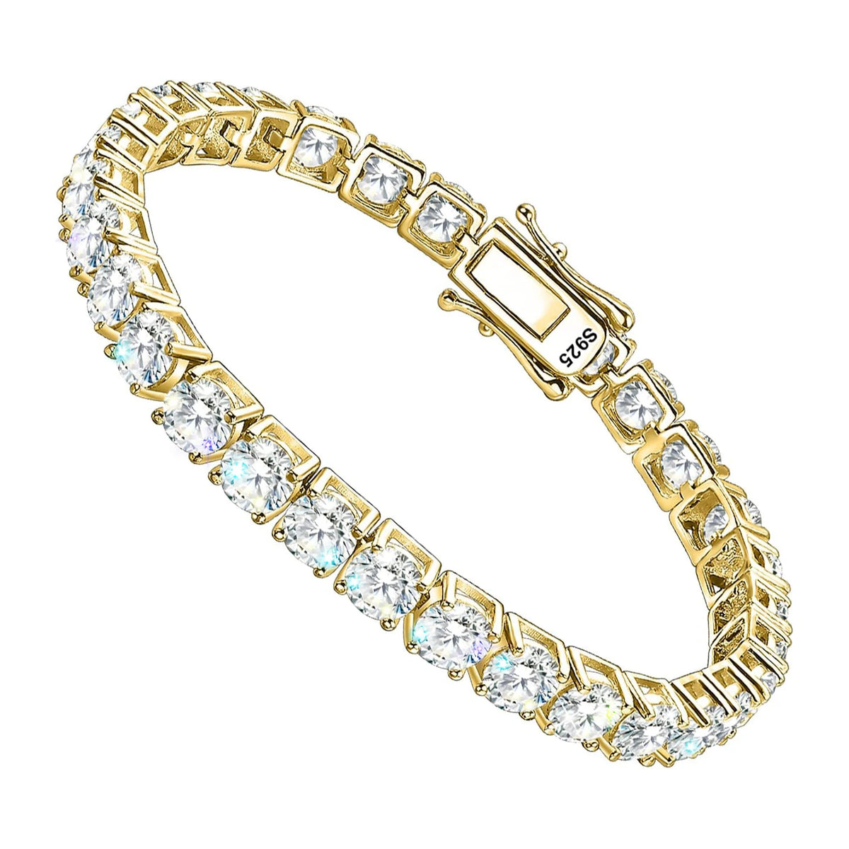4mm Moissanite Tennis Bracelet