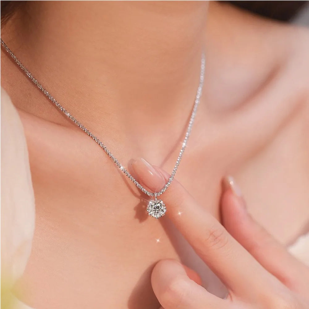 Zircon Pendant Necklace