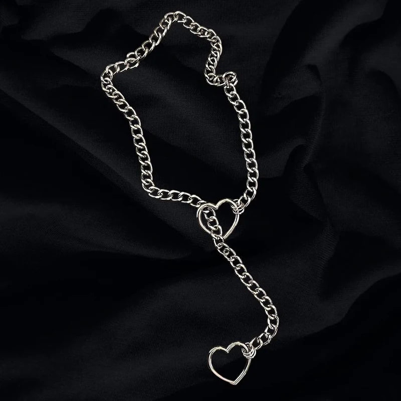 Slip Chain Choker Necklace