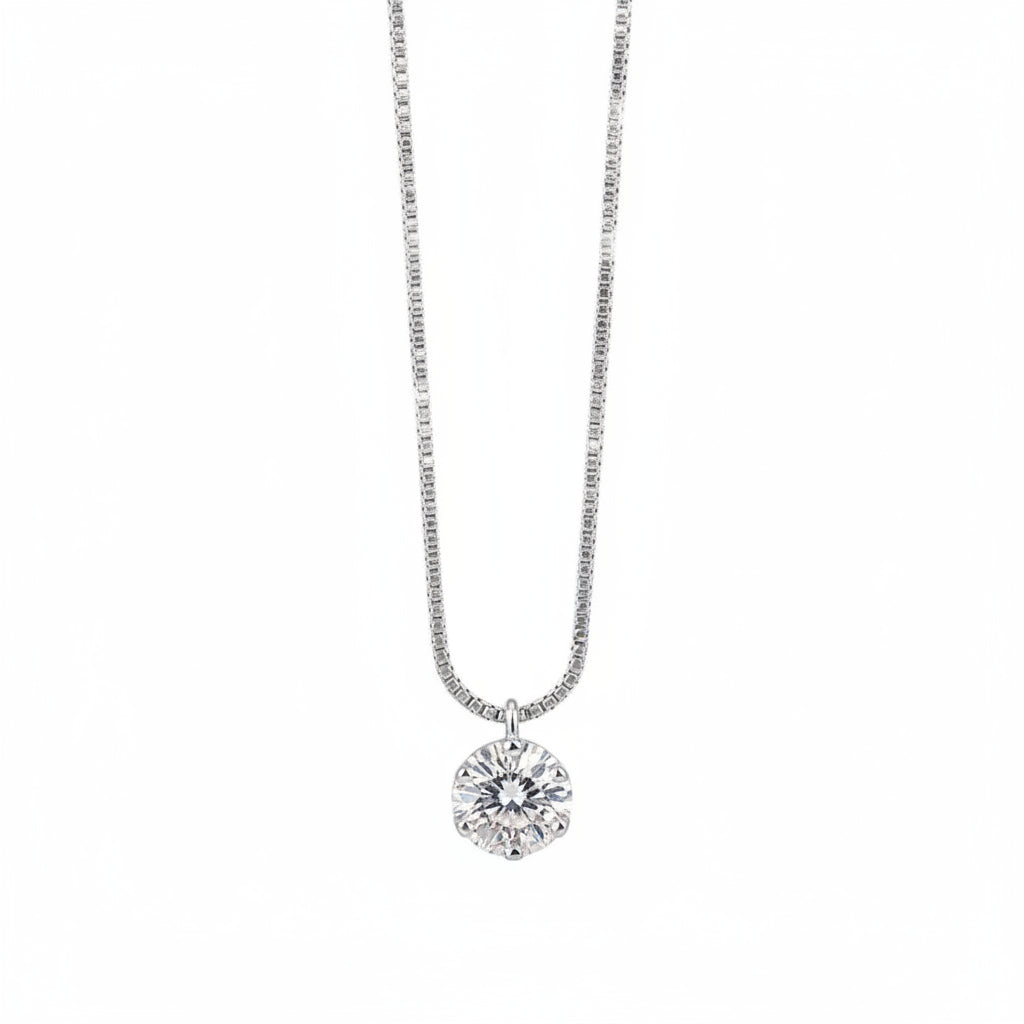 Zircon Pendant Necklace