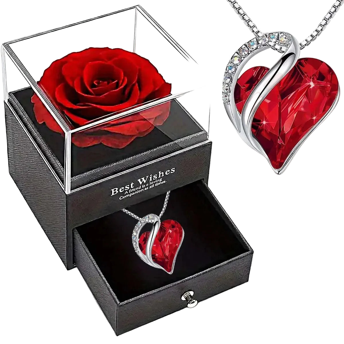 Heart Necklace Gift Set