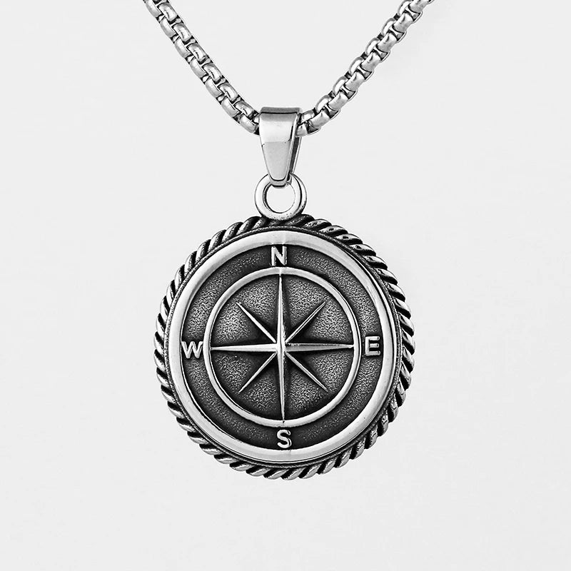 Compass Pendant Necklaces