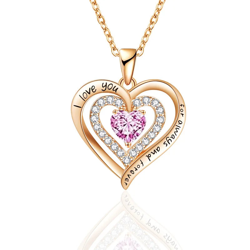 Heart Necklace Gift Set