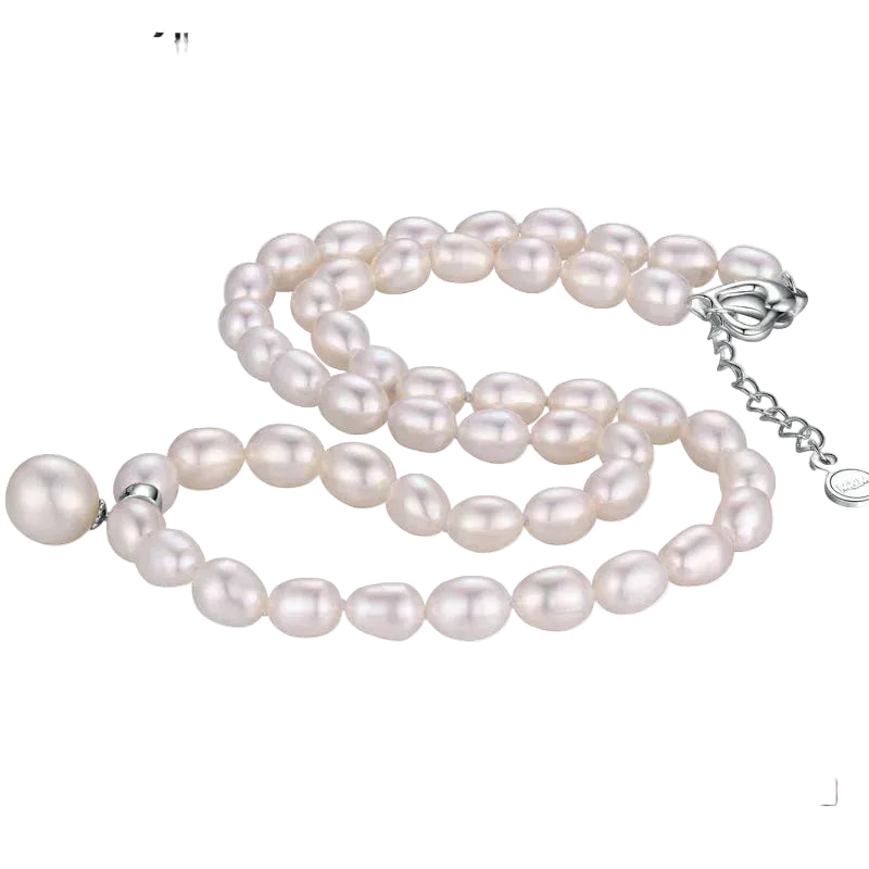 Pearl Earrings, Necklace and Bracelet Set