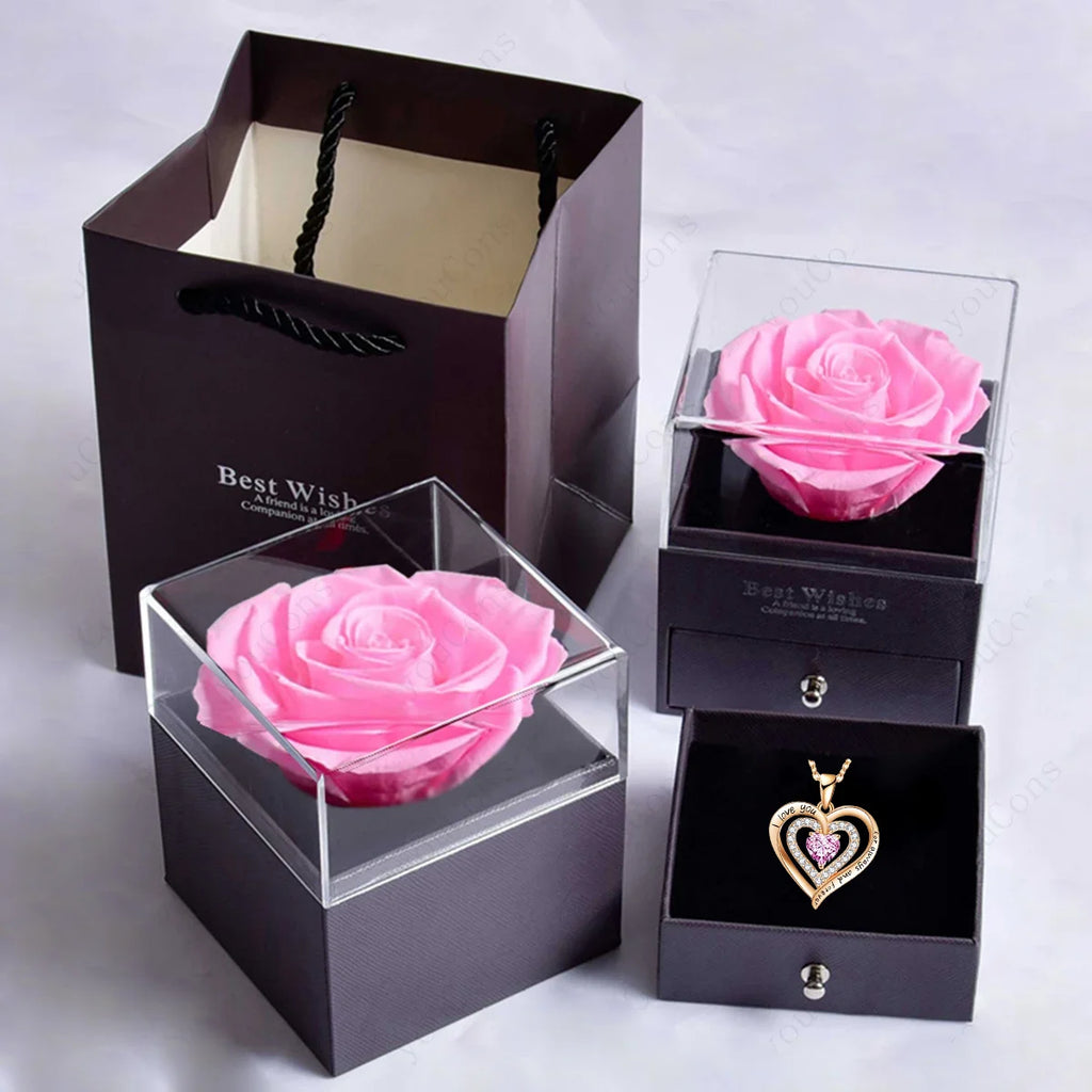 Heart Necklace Gift Set