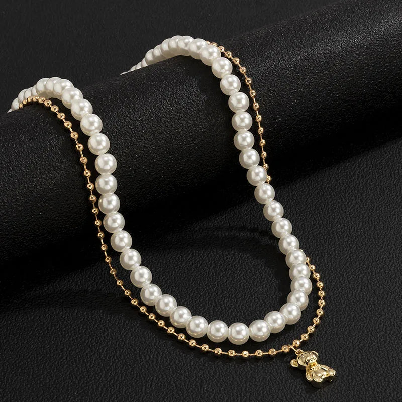 Mens Pearl Necklace