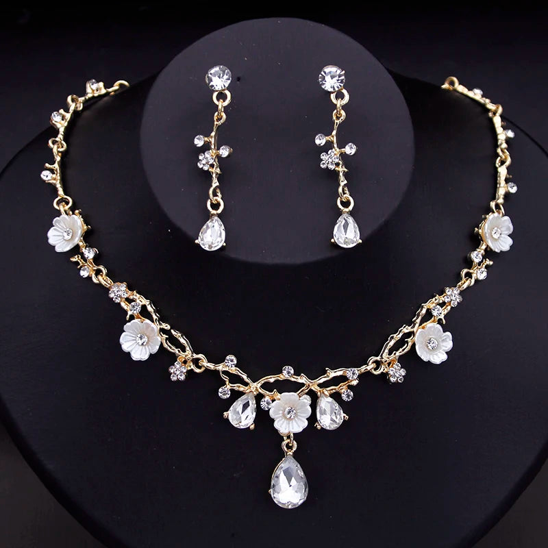 Flower Jewelry Set