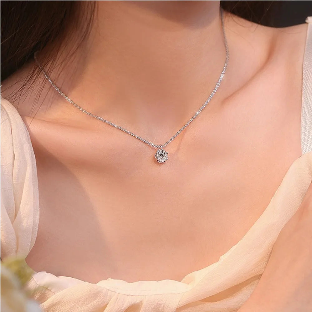 Zircon Pendant Necklace