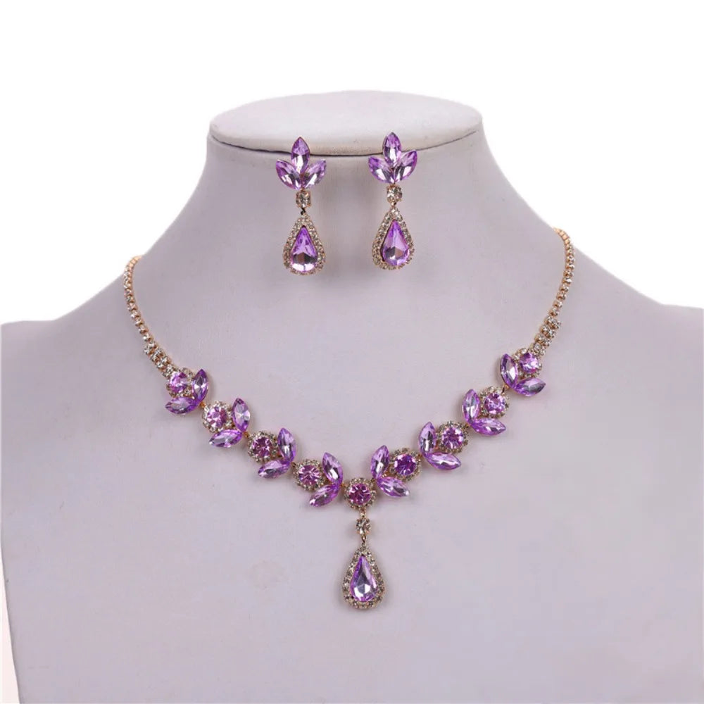 Rhinestone Jewelry Set