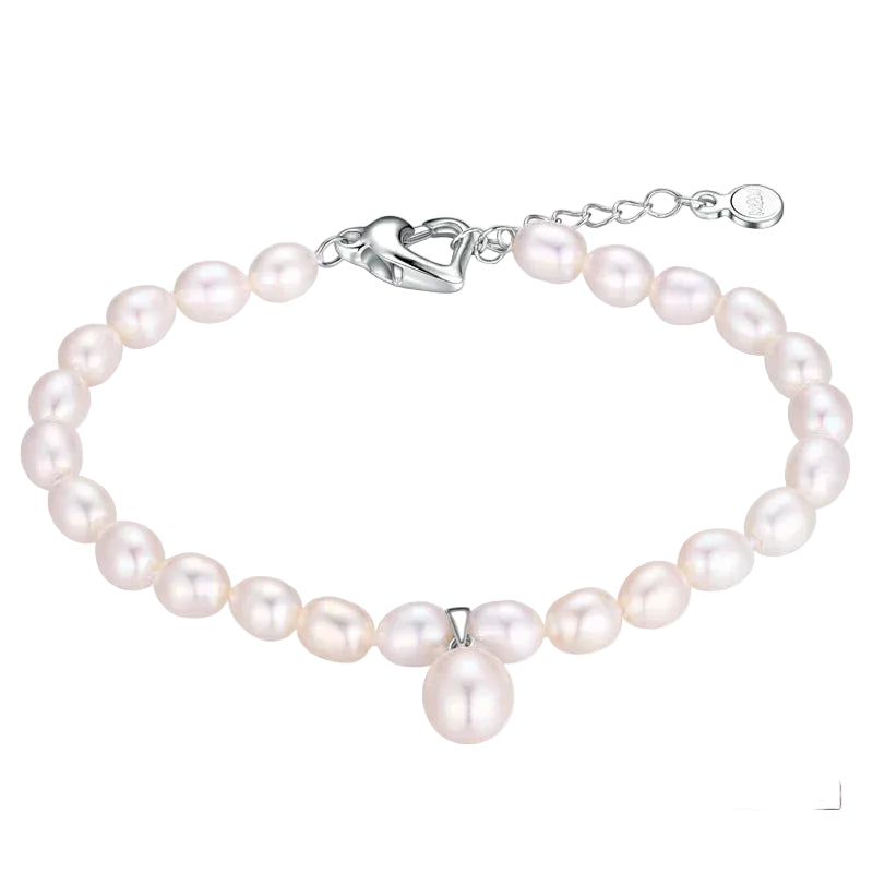 Pearl Earrings, Necklace and Bracelet Set