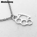 Brass Knuckles Necklace