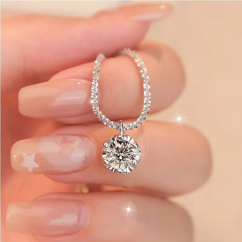 Zircon Pendant Necklace
