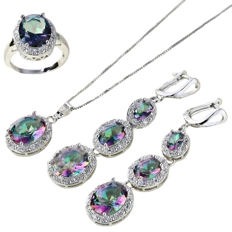 Topaz Gemstone Jewelry Set