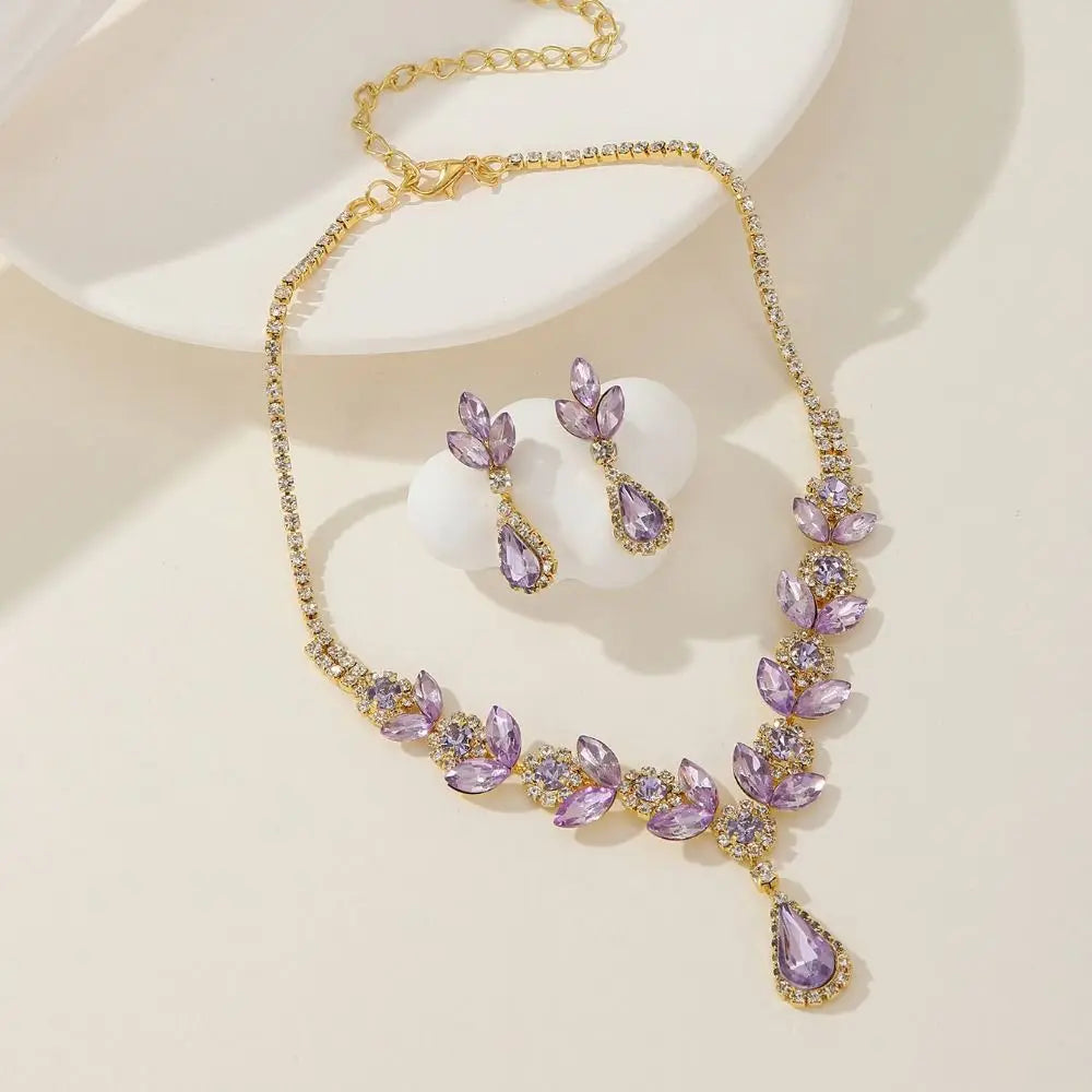 Rhinestone Jewelry Set