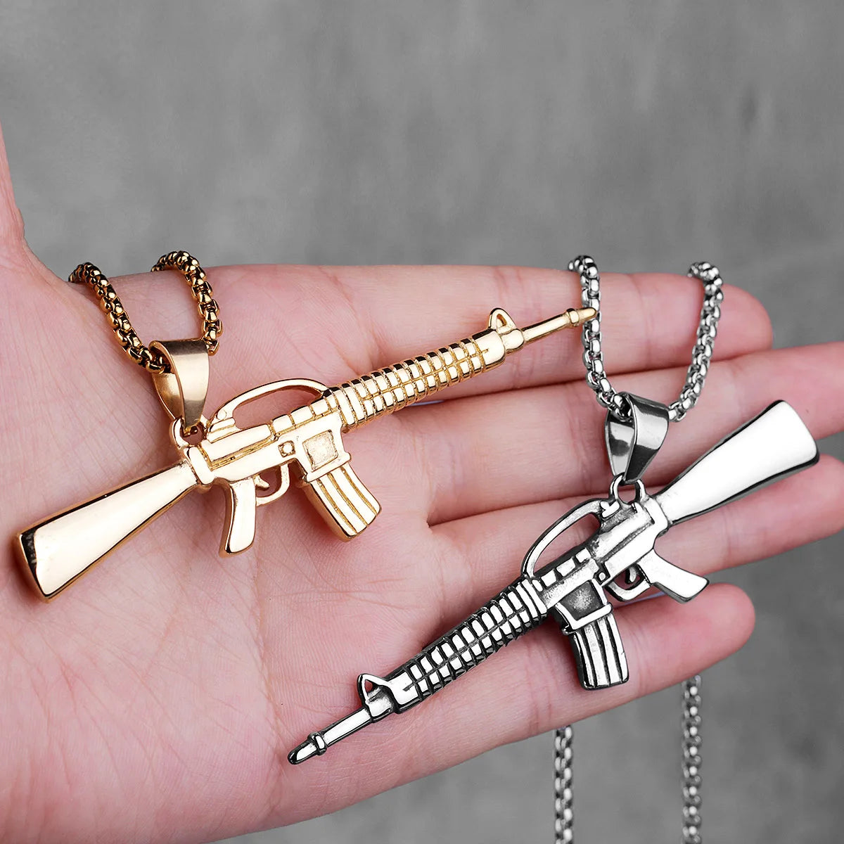 Machine Gun Necklaces