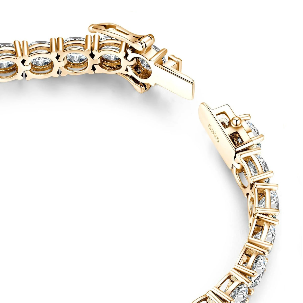 4mm Moissanite Tennis Bracelet
