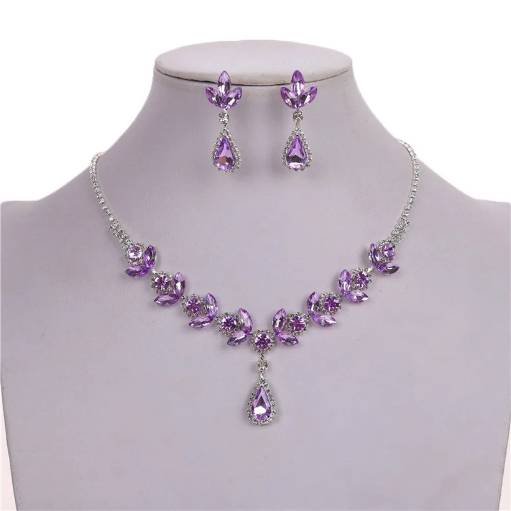 Rhinestone Jewelry Set