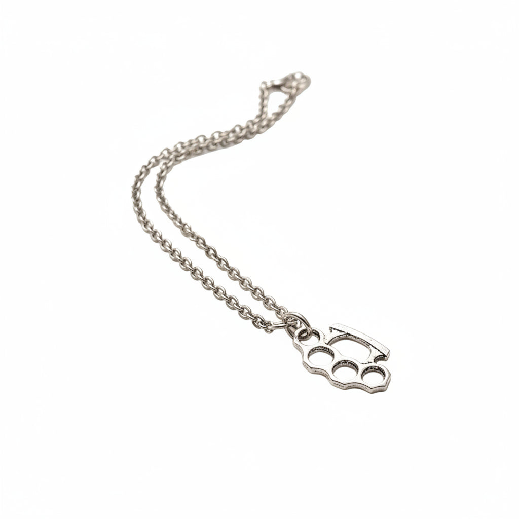 Brass Knuckles Necklace