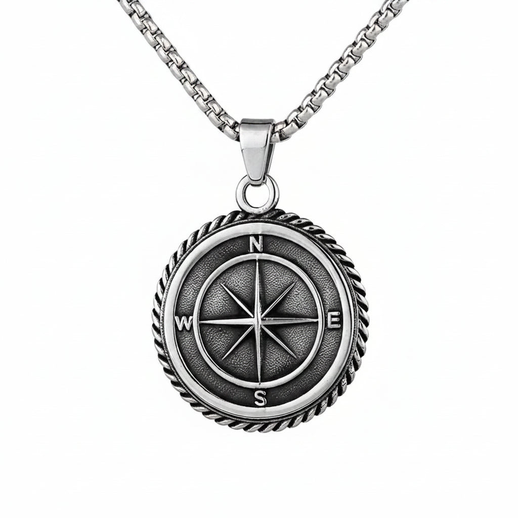 Compass Pendant Necklaces