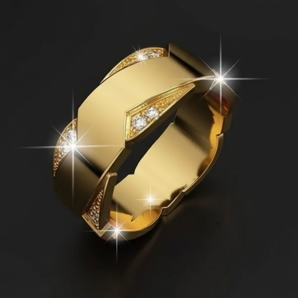 14K Gold Ring Mens Ring