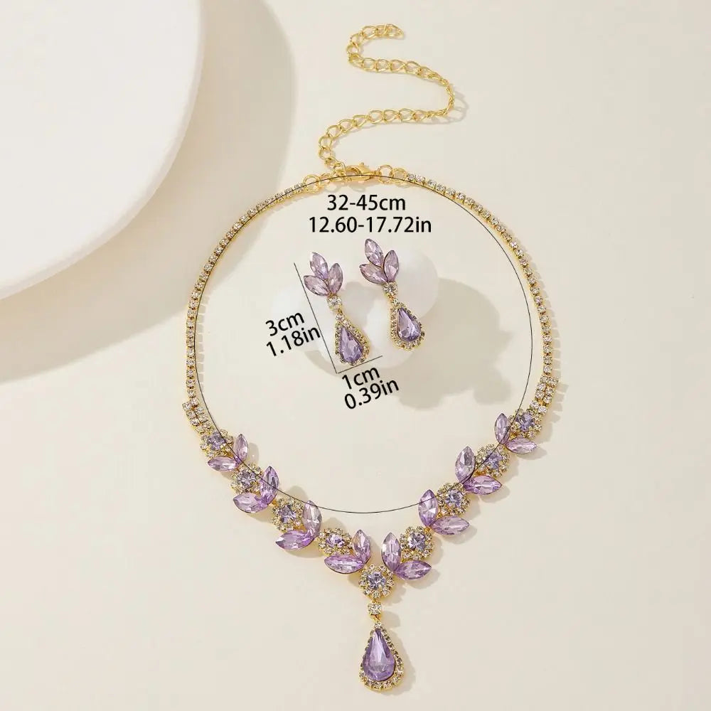 Rhinestone Jewelry Set