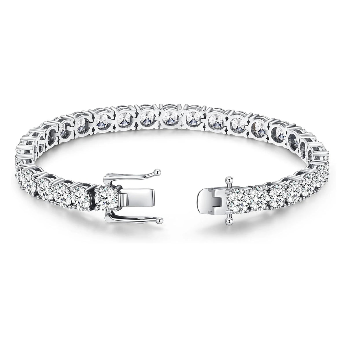 4mm Moissanite Tennis Bracelet
