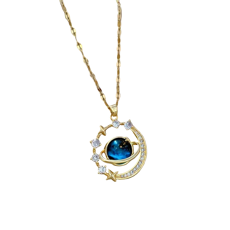 Sun & Moon Pendant Necklace
