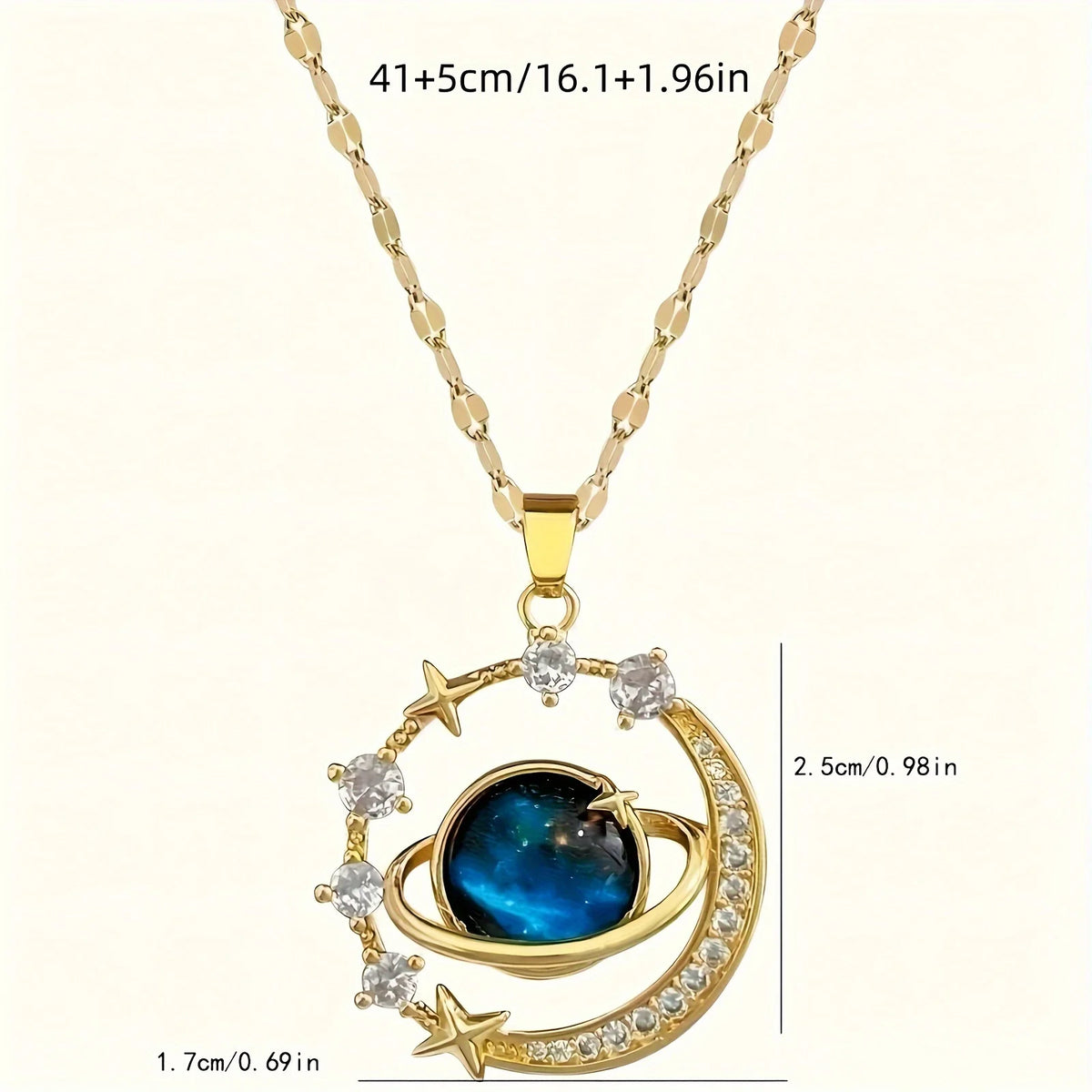 Sun & Moon Pendant Necklace