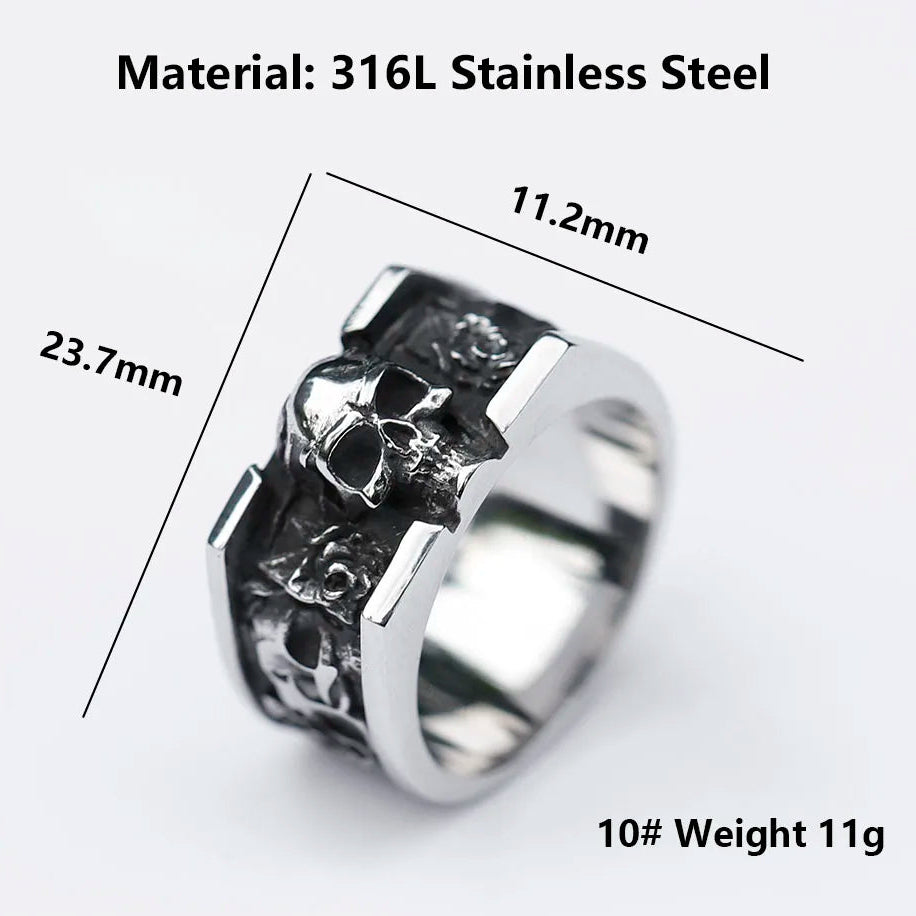 Vintage Skull Ring