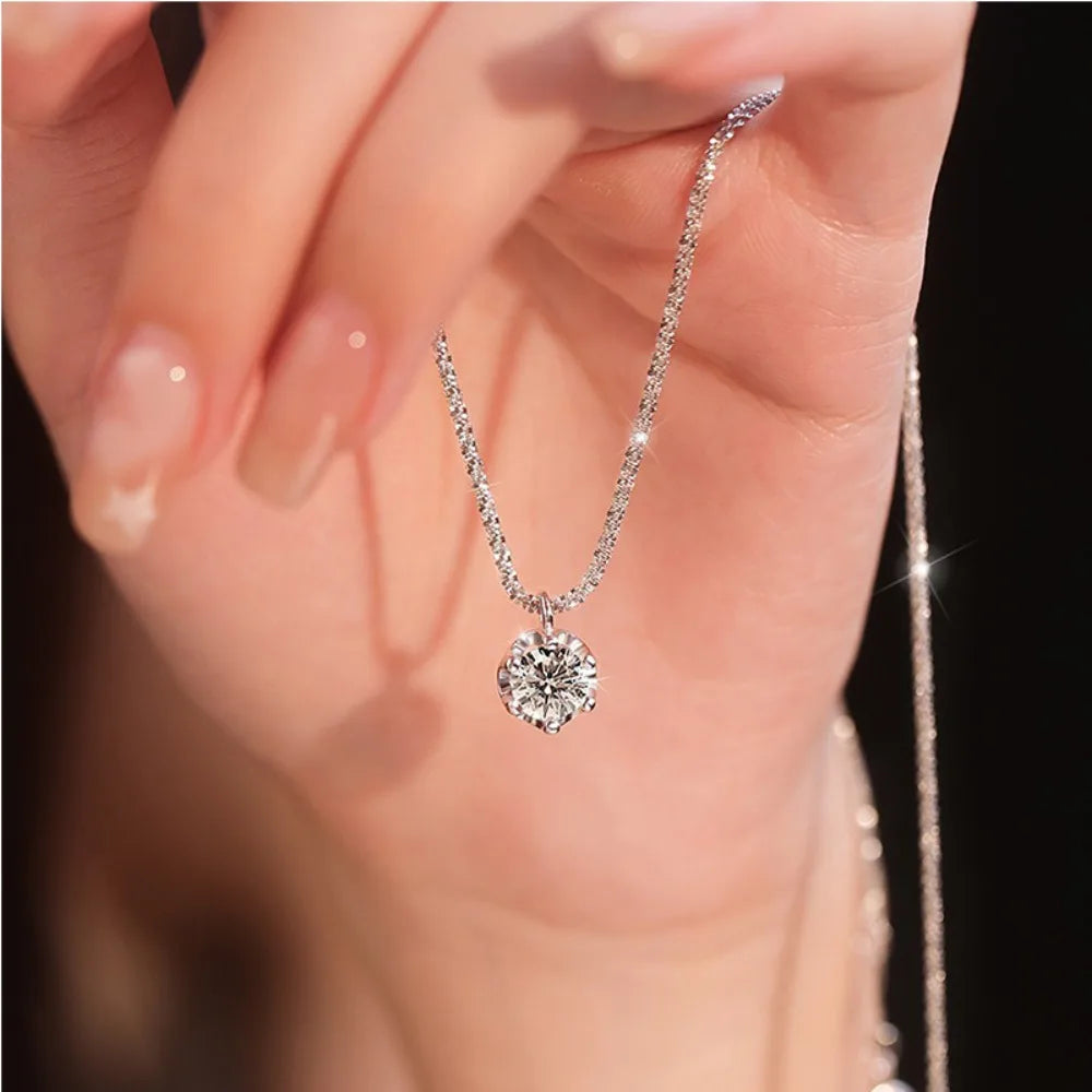 Zircon Pendant Necklace