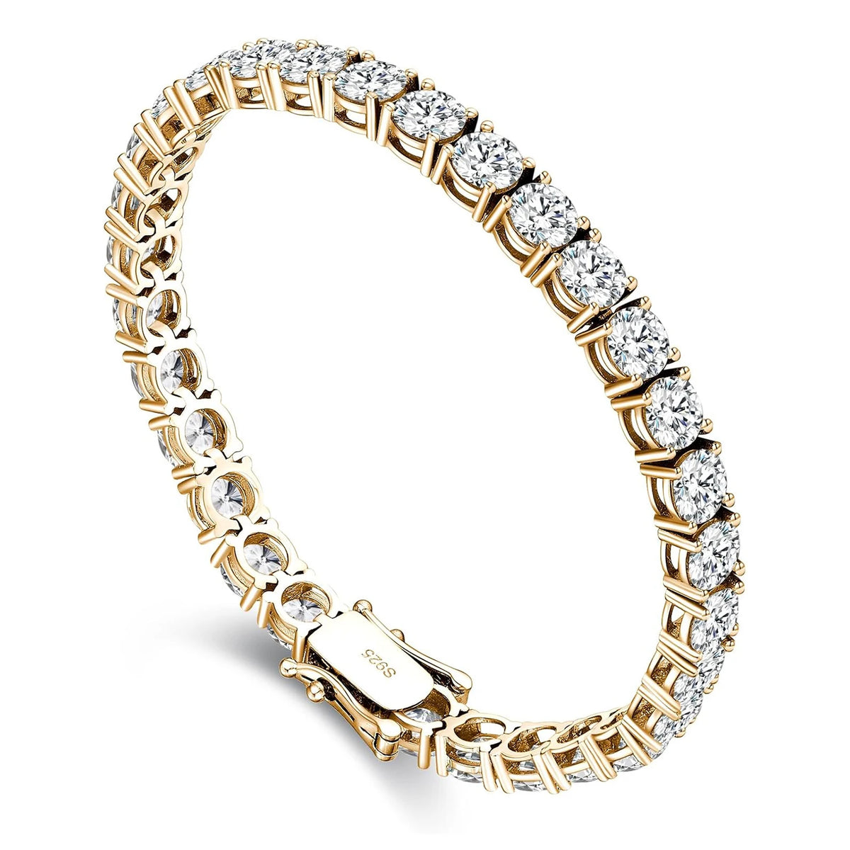 4mm Moissanite Tennis Bracelet