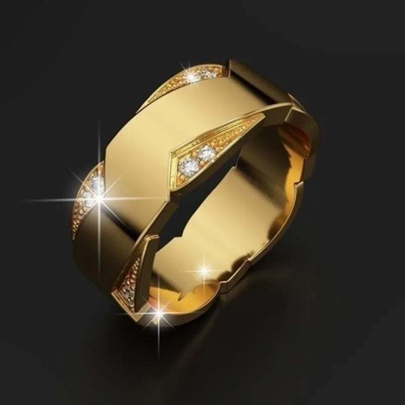 14K Gold Ring Mens Ring