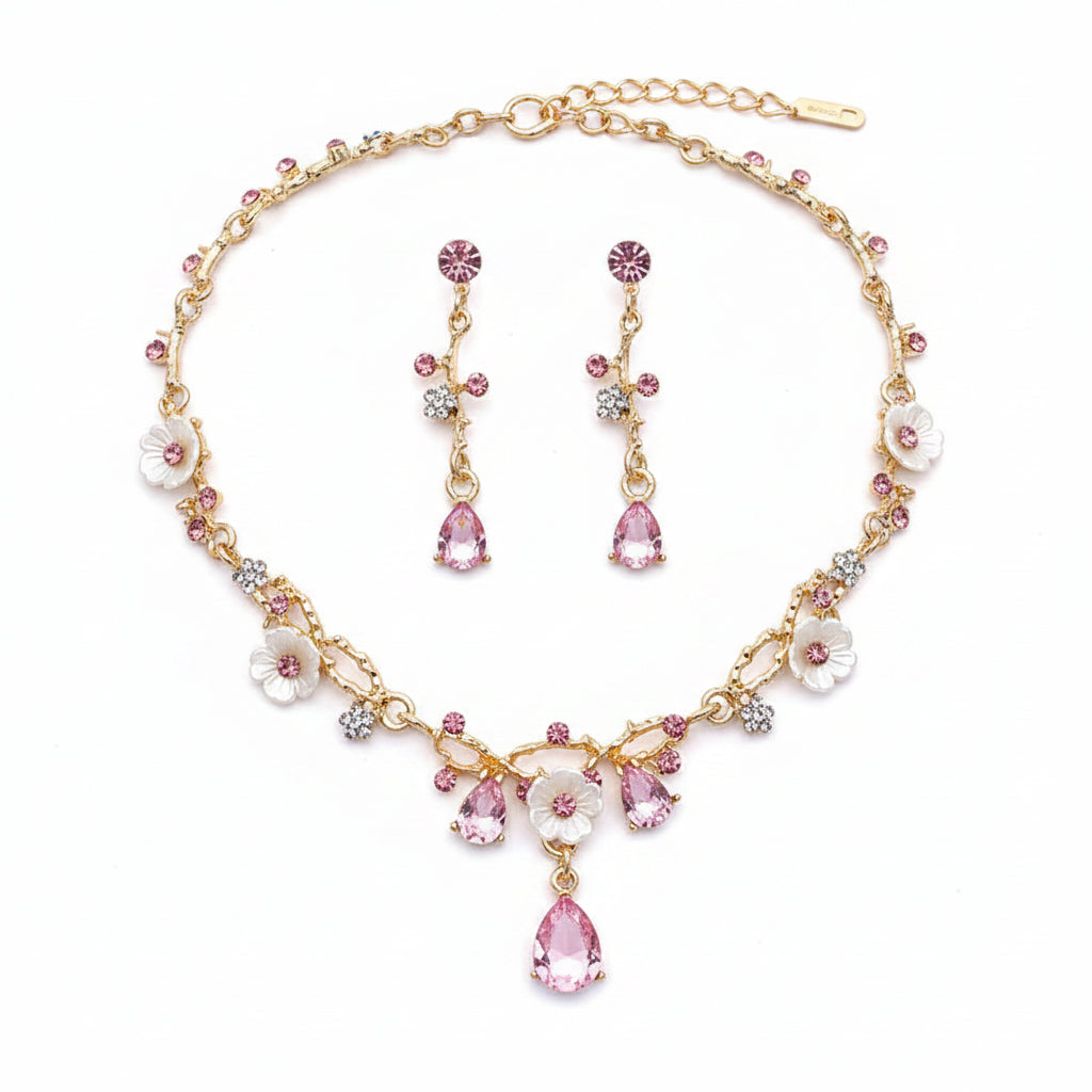 Flower Jewelry Set