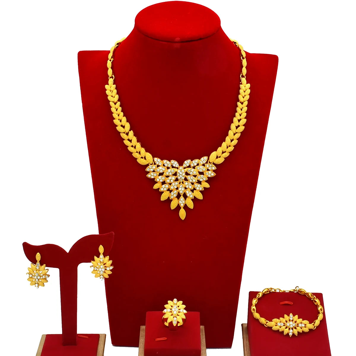 Gold Luxury Necklace Set