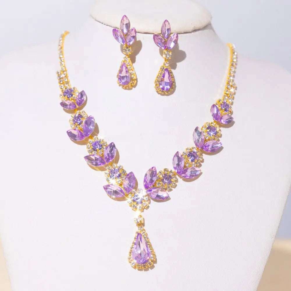 Rhinestone Jewelry Set