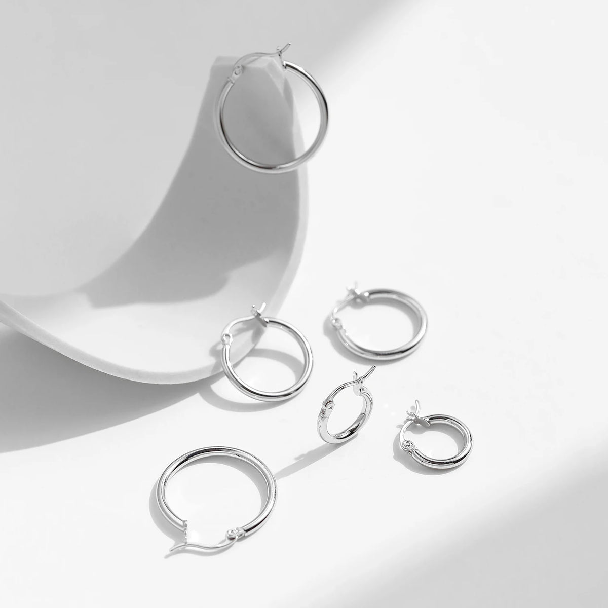 18K Hoop Earrings