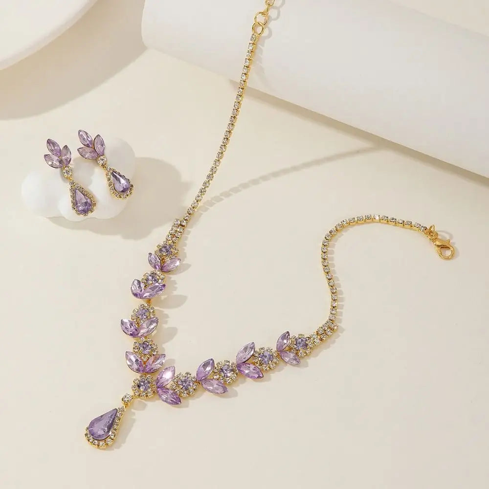 Rhinestone Jewelry Set