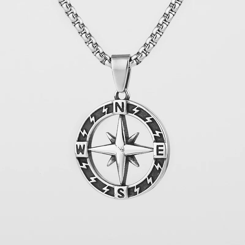 Compass Pendant Necklaces
